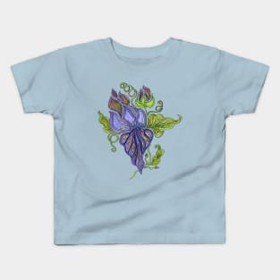 Carefree Iris Kids T-Shirt